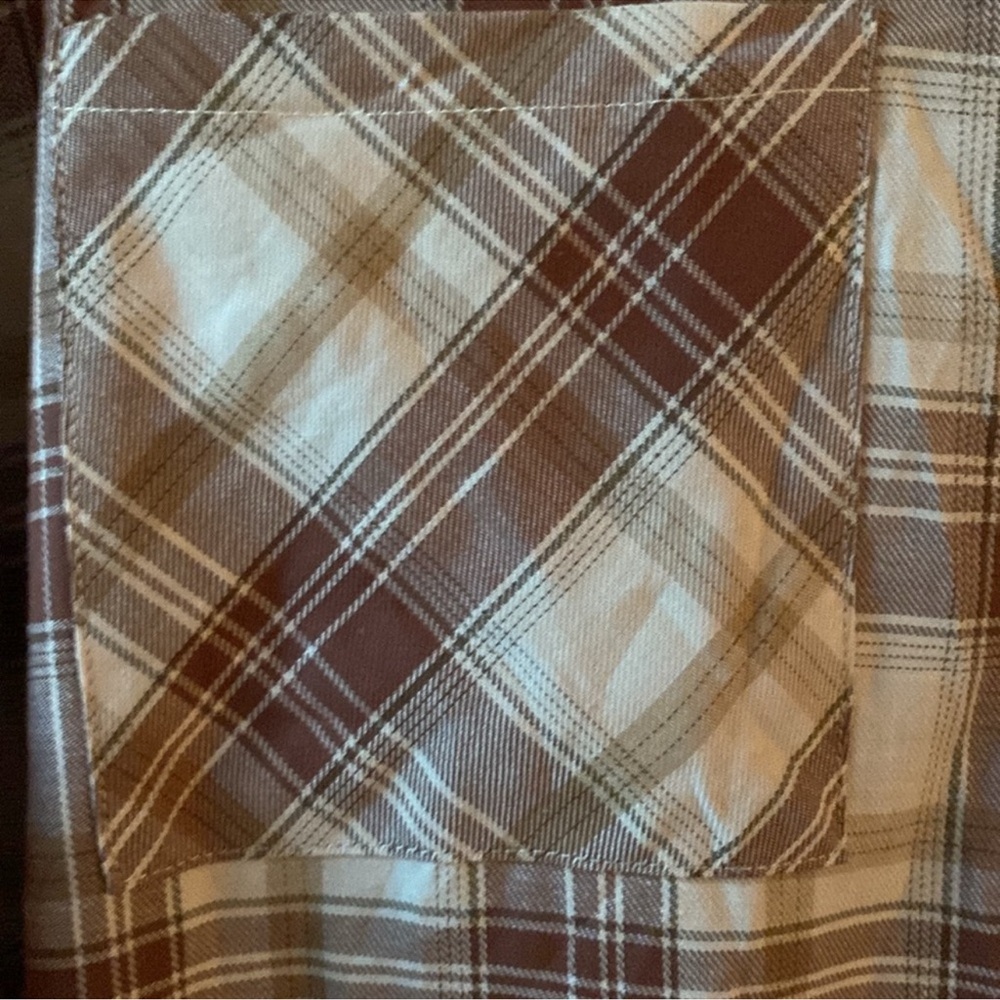 Plaid Button-Down Mini Dress - Picture 4 of 7